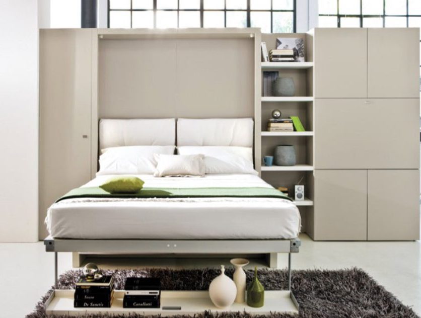 Nuovoliola 10 Wall Bed avec matelas pour armoire lit