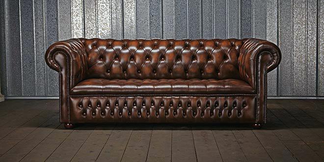 Canapé chesterfield convertible cuir